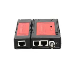 NF-468BL тестер RJ45 RJ11 Кабель BNC трекер сетевой кабель тестер сети Ethernet тестер для блокирующие проверку схем соединений с светодио дный свет