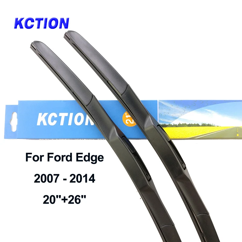 Windshield front wiper blade windscreen rear wiper car accessories for Ford Edge year from 2007 to Fit Hook/Pinch tab Arms