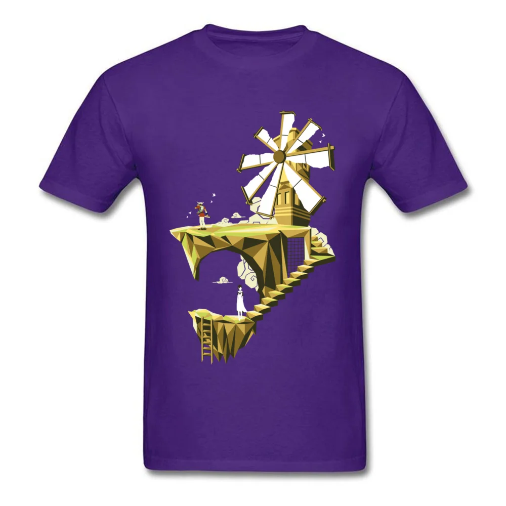 ICO - You were there Oversized Casual Tops Tees Crewneck Cotton Fabric Short Sleeve T Shirt for Adult Tee Shirts Summer/Autumn ICO - You were there purple