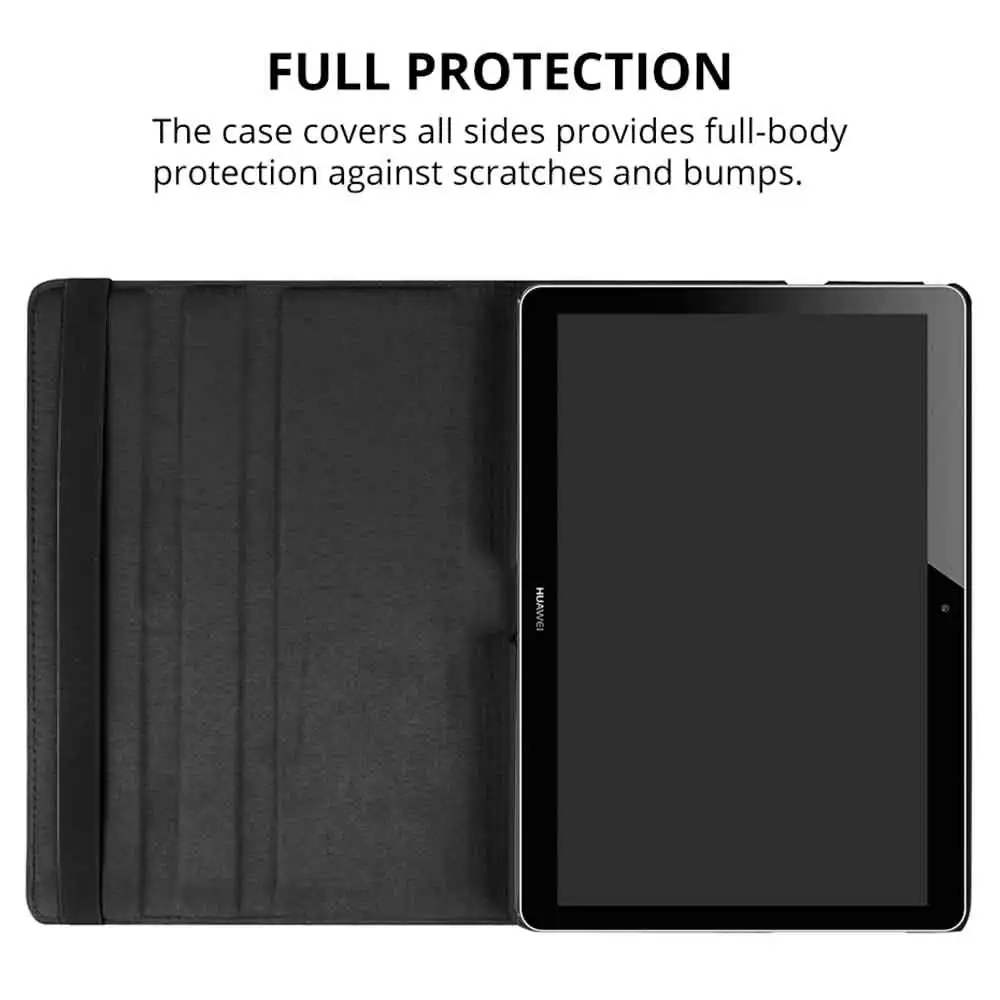 360 Вращающийся чехол для Huawei MediaPad T3 10 Крышка AGS W09 L09 L03 9 6 ''планшет откидной