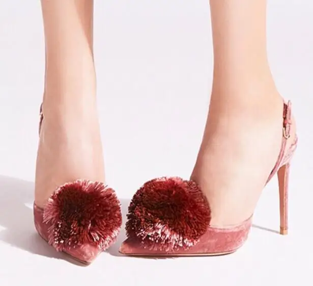 

Moraima Snc Sexy Pointed Toe Tassel Decorations High Heel Sandals Thin Heels Cutouts Gladiator Pumps Slingback Dress Shoe