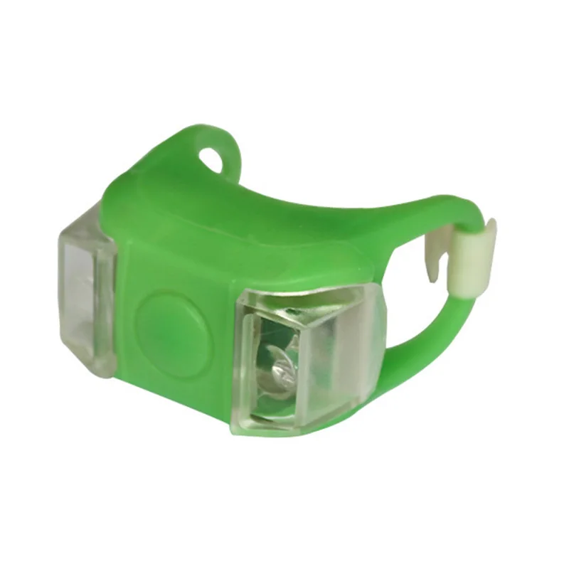 Top Bicycle Front Light Silicone LED Head Front Rear Wheel Bike Light Waterproof Cycling With Battery Bicycle Accessories Bike Lamp 13