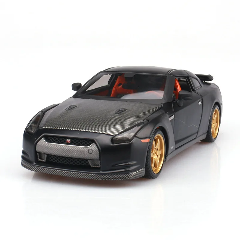 

1:24 Simulation alloy sports car model toy For Toyota GTR with Steering wheel control front wheel steering toy for Children