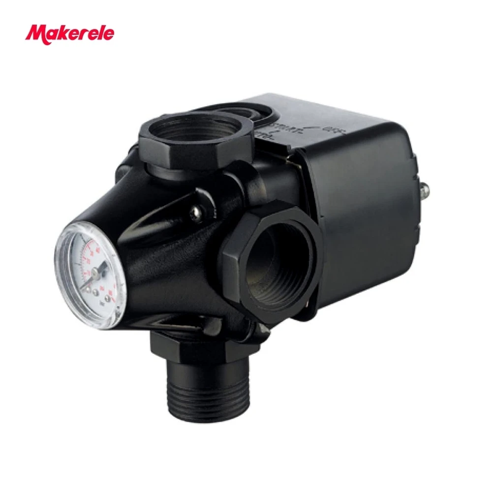 

Water Well Pump Pressure Switch MK-WPPS21 composed of pressure switch five way and pressure gauge Pump Controller Switch