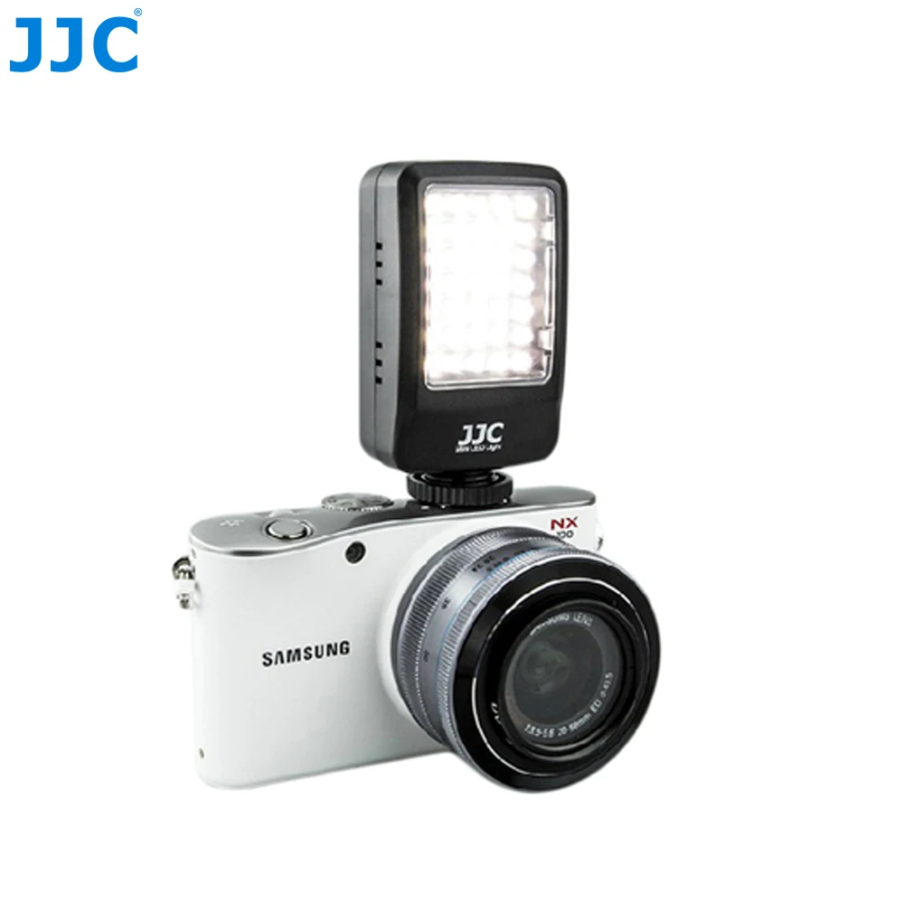 

JJC Camera Flash Photographic Video Lighting Speedlite Mini LED Light for SONY/Minolta Standard ISO Hot Shoe