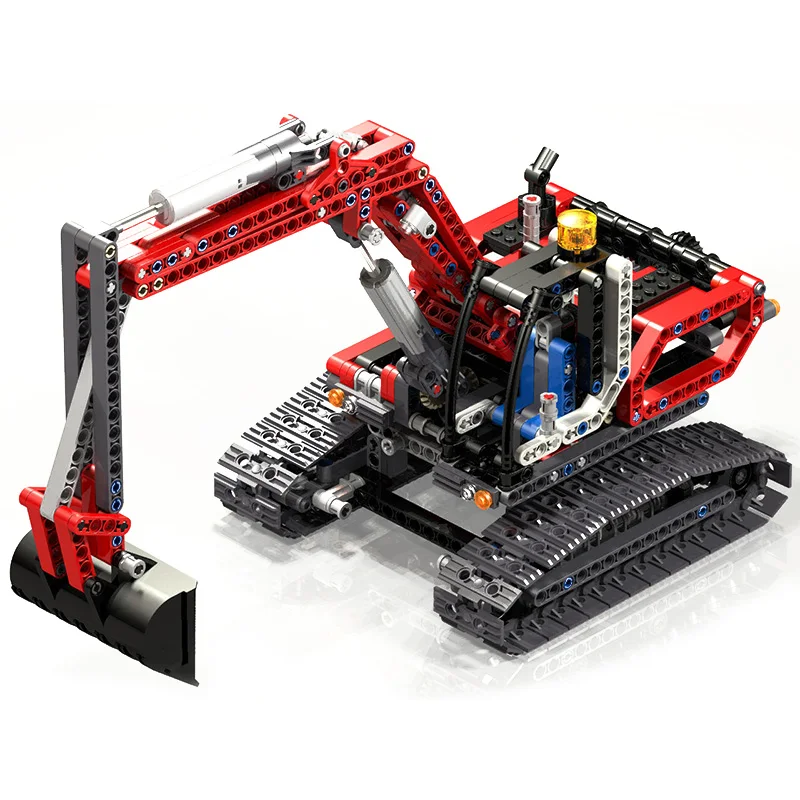 

Building Blocks Technic Series 20025 Creative Red Engineering Excavator Diy Compatible 8294 Toys Bricks Lepin technic crane