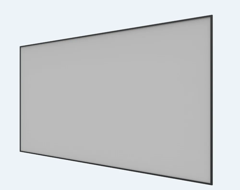 THKALRH, 16:9 4 K тонкая рамка с фиксированной рамкой проекционный экран, окружающий свет отклонение с черным кристаллом материал