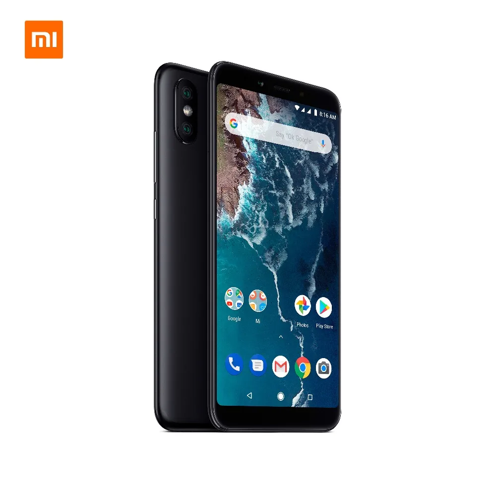 Глобальная версия Сяо mi A2 4 ГБ 128 Snapdragon 660 Octa Core отпечатков пальцев 3010 мАч смартфон 5