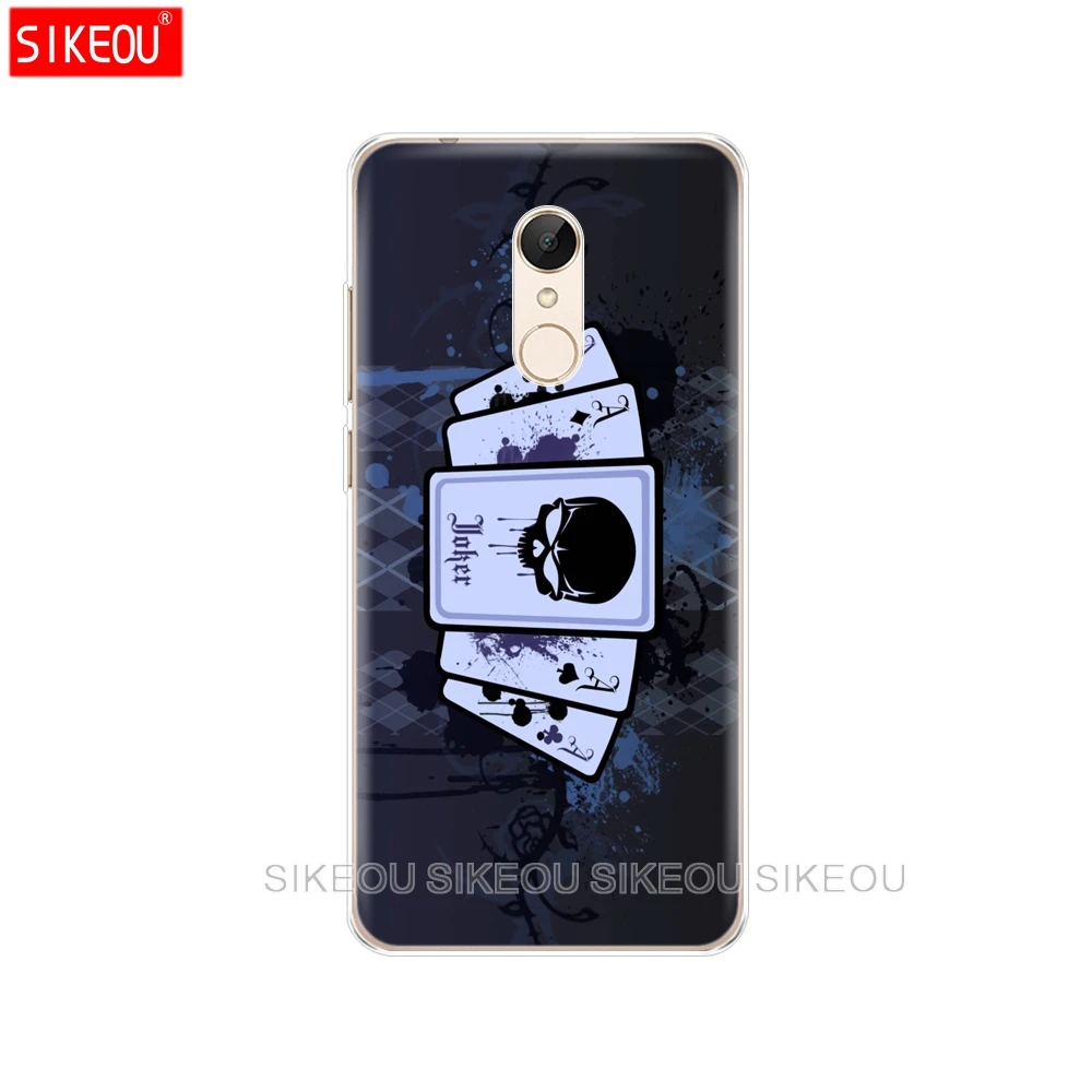 Силиконовый чехол для телефона Xiaomi redmi 5 4 1s 2 3 3s pro PLUS note 4X 4A 5A gambler Poker art|Бамперы| |