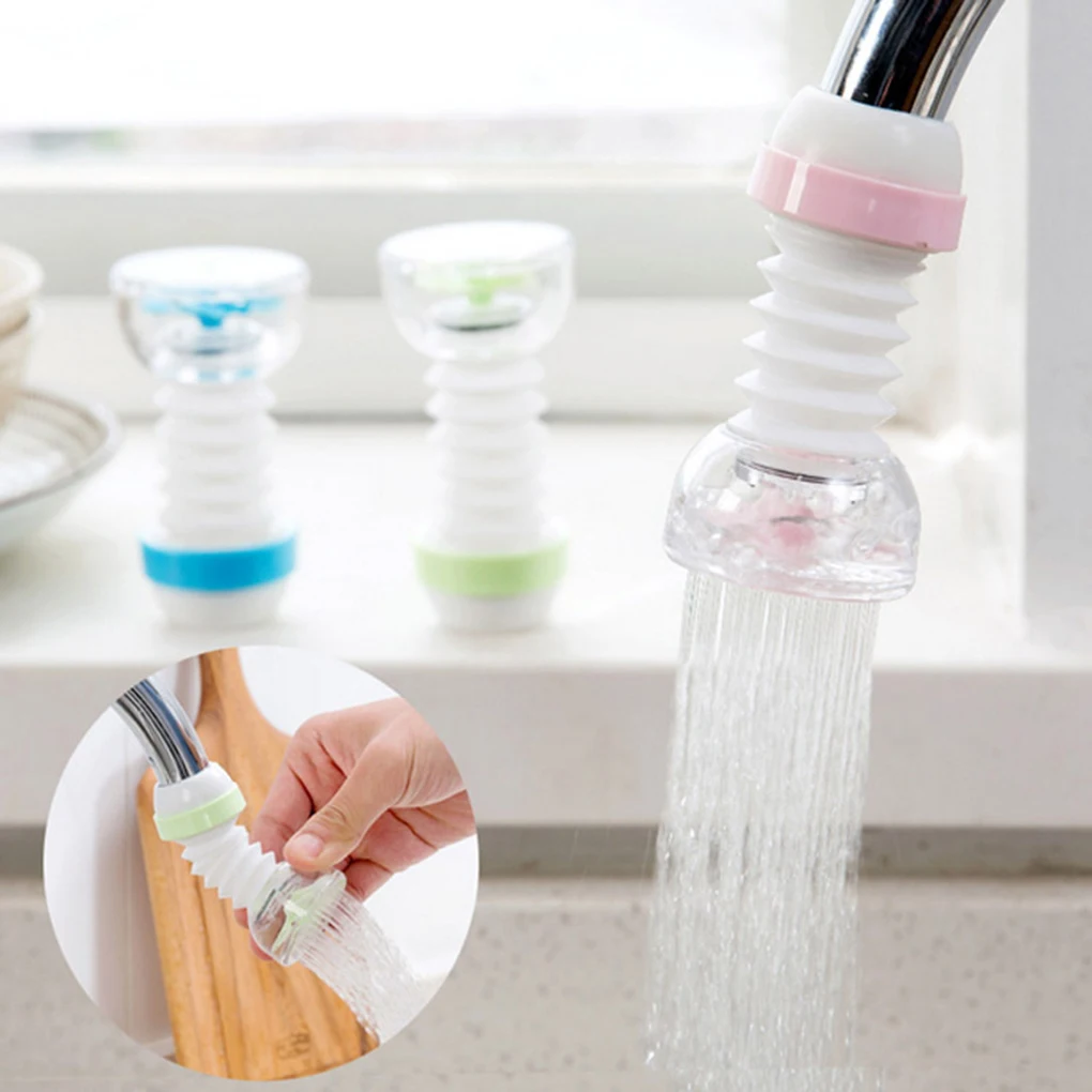 

Rotatable Water Faucet Filter Swivel Head Water Saving Tool Foldable Stretchable Nozzle Tap Faucet Extender Baby Tubs