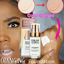 Безупречное изменение цвета Жидкая Основа Макияж изменить на тон вашей кожи просто смешивание крышка консилер основа для макияжа/x
