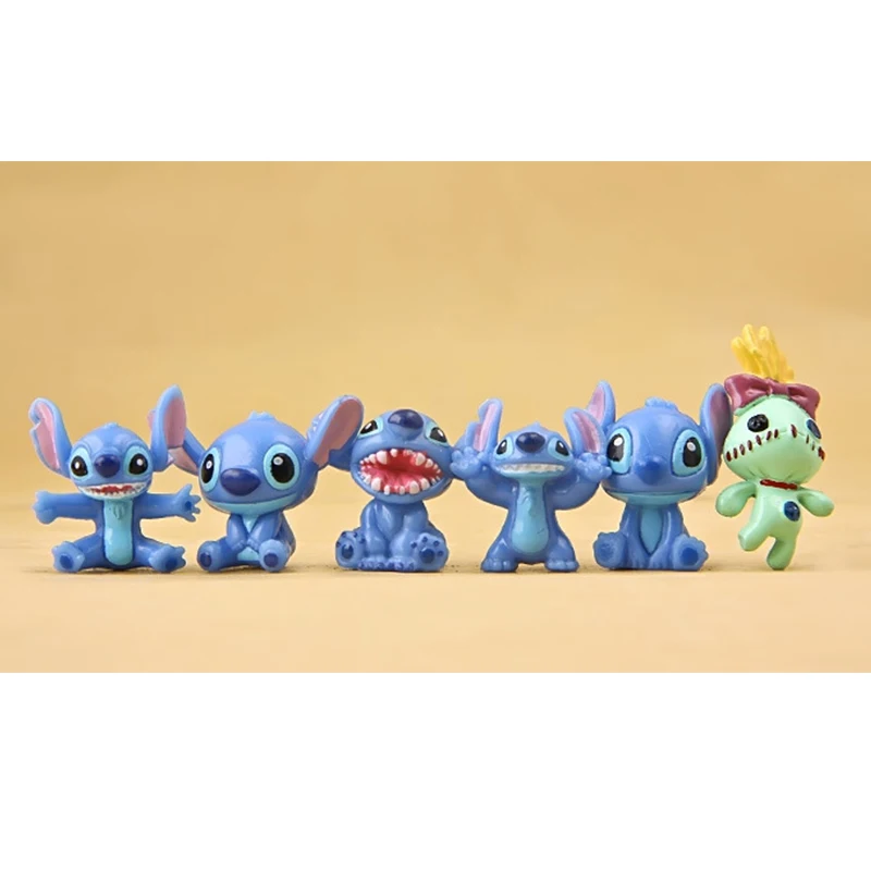 3cm 12pcs Stitch Mini Toys Figure Anime Stitch Action Figure Christmas Gifts and Dolls Home Party Supply Decoration MicroToys