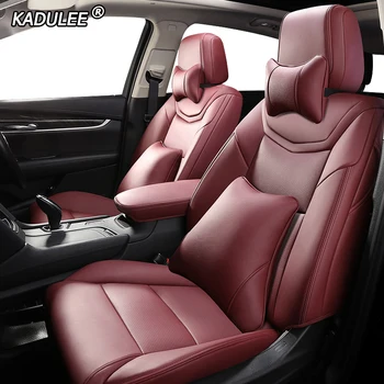 

KADULEE Make Custom Leather car seat cover For Trumpchi GA6 GA3 GS5 GA8 GS8 GA5 GS4 GS7 GS3 GM8 GA4 GM6 Automobiles Seat Covers