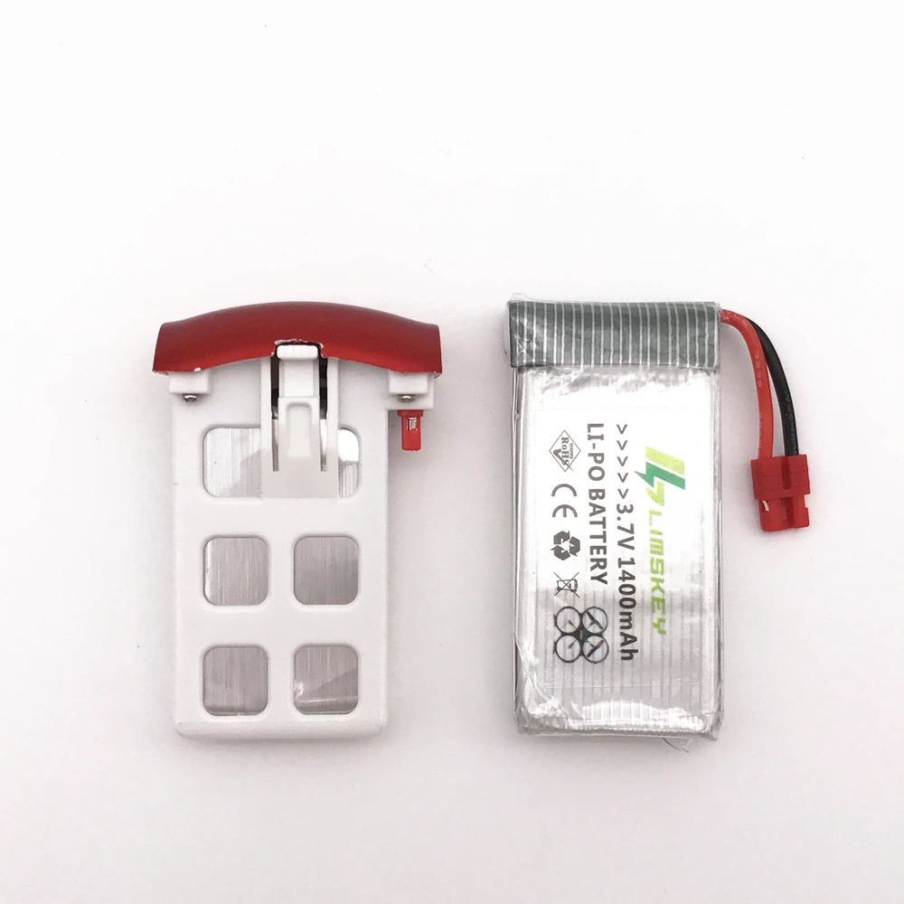 Bateria para Syma Bateria com Carregador Segunda Versão Limskey 3.7 v Lipo X5sc X5sw X5hw X5hc X5uw rc Drone 1400 Mah 9 Brinquedos e hobbies
