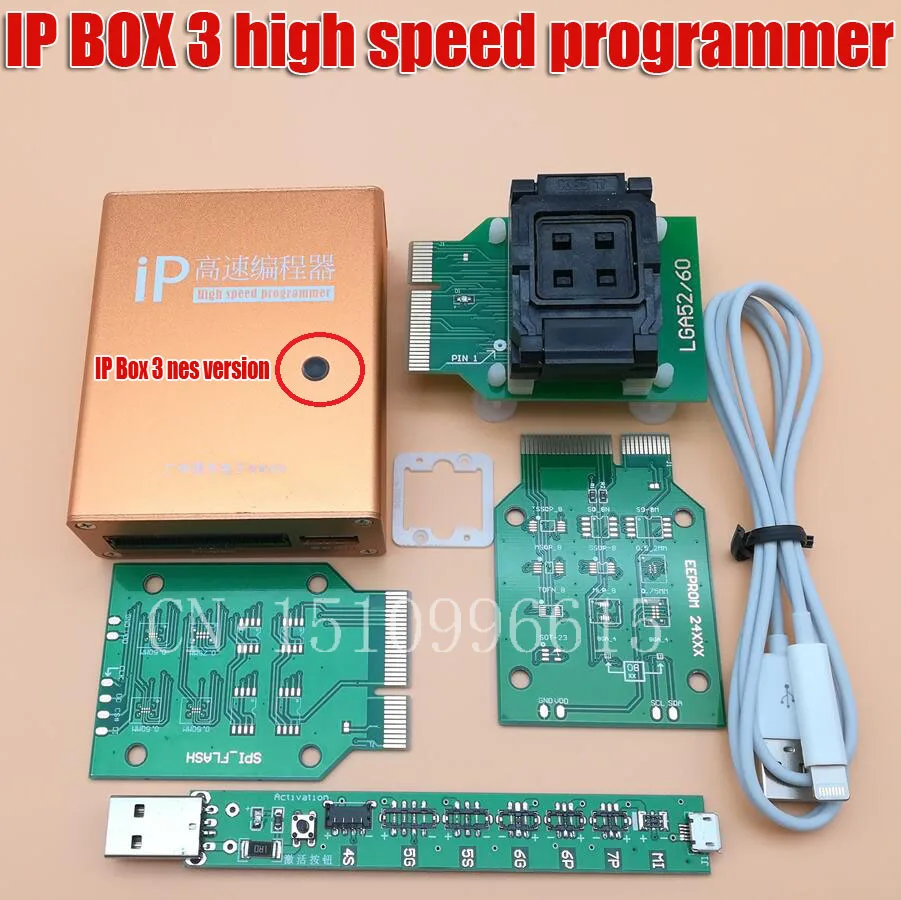 Высокоскоростной программатор RUIAO Ipbox IP BOX3 для дисков harte V6.1 5 5c s 6 plus|box tag|box mcbbox panties