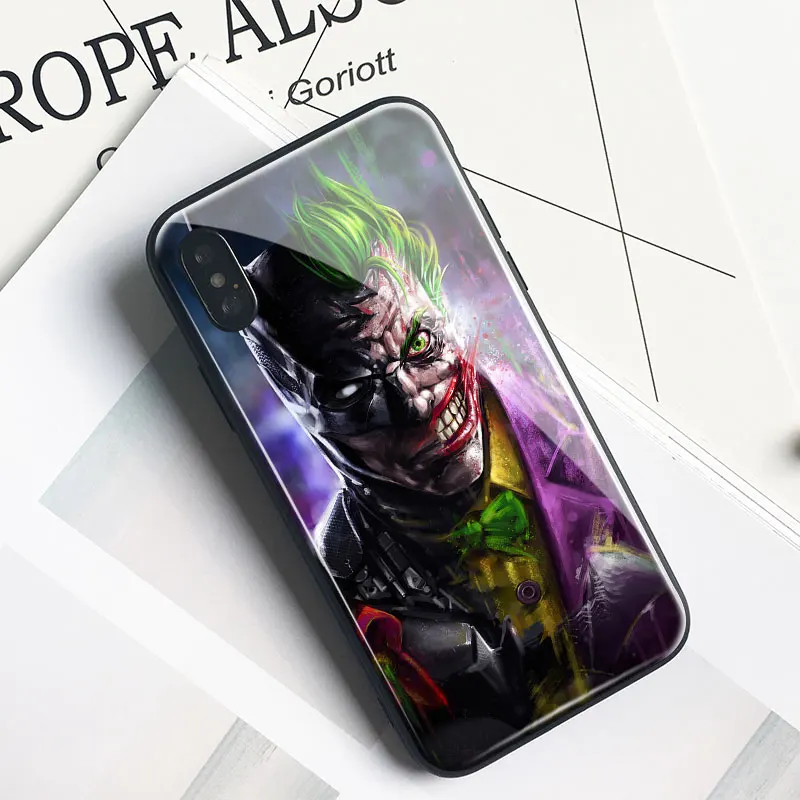 Мягкий силиконовый чехол для телефона Joker из гладкого стекла для samsung Galaxy S7 Edge S8 S9 S10e S10Plus Note 10 8 9 10 PLUS