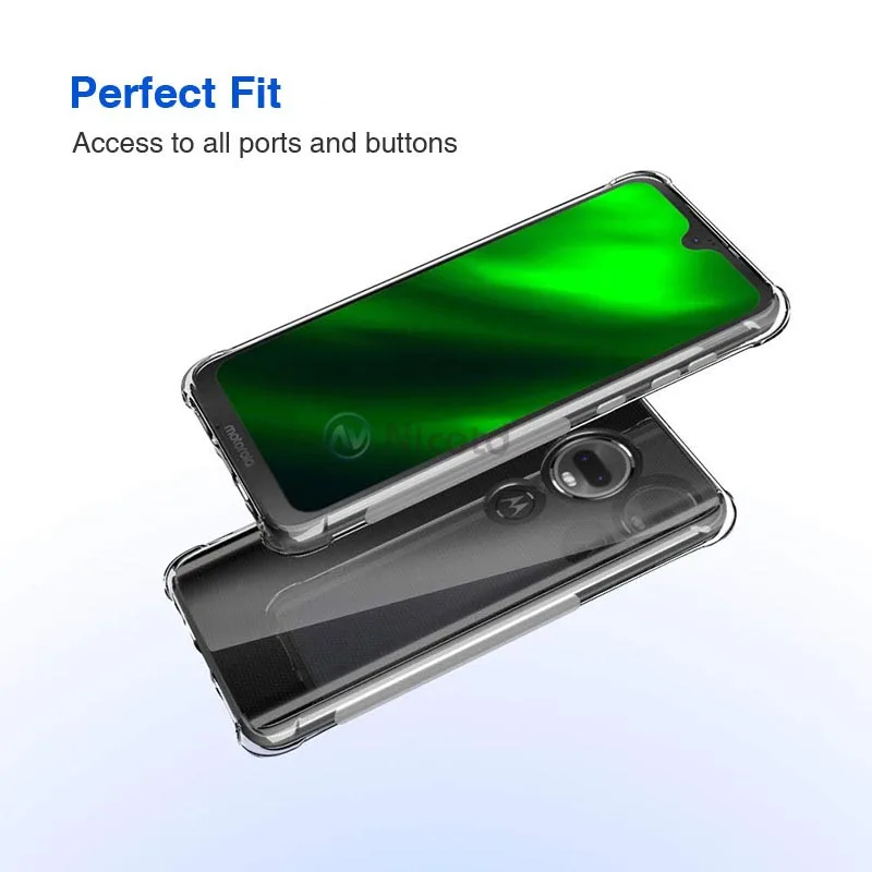 Transparent TPU Case for Motorola G7 plus z3 g6 Clear Phone Case for MOTO One power P30 Soft Silicone Phone Back Cover phone case phone protector cover