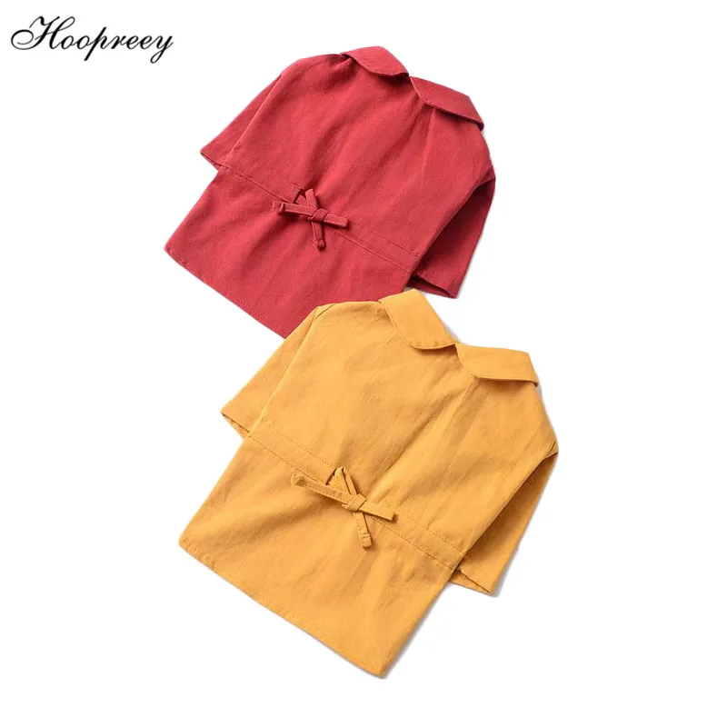 

Spring Summer Leisure Solid Dog Shirt for Medium Small Puppy Dogs Waist Tether Design Bow Tie Cat Shirt Cotton Pet Clothes 10E