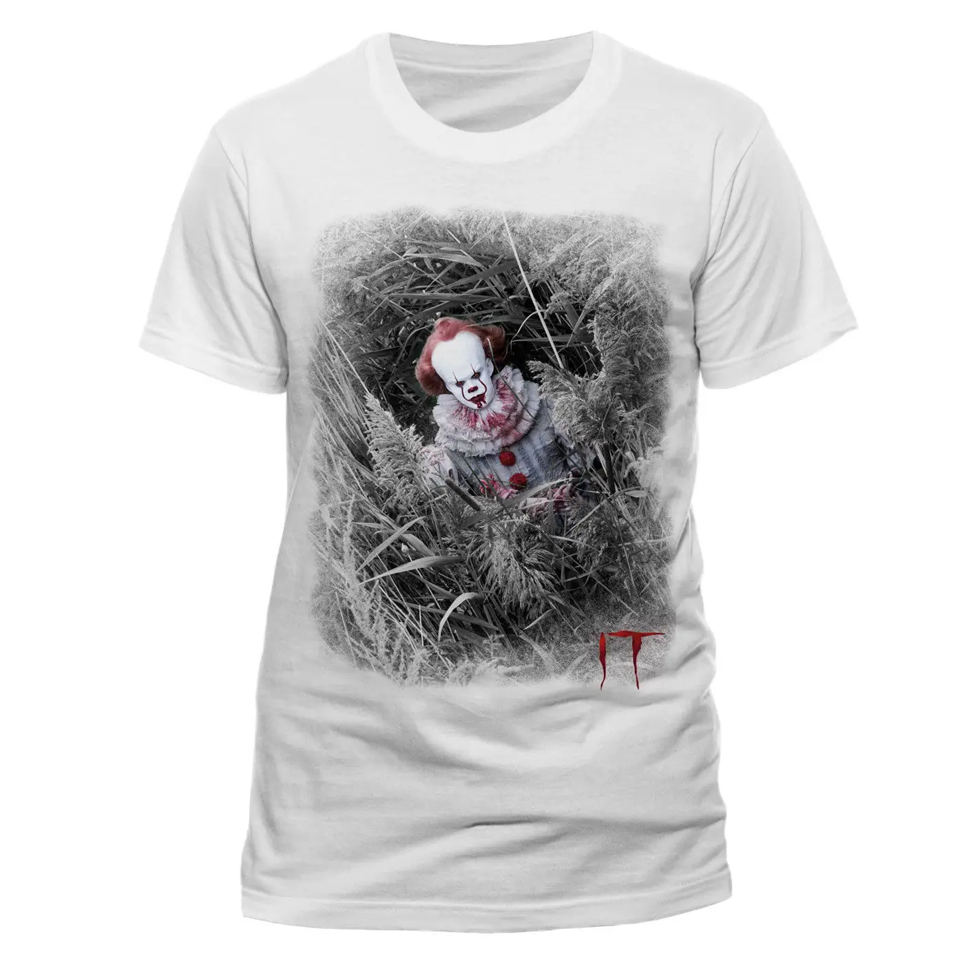 

OFFICIAL IT - PENNYWISE the DANCING CLOWN HIDDEN WHITE T-SHIRT (BRAND NEW) New T Shirts Funny Tops Tee New Unisex Funny Tops