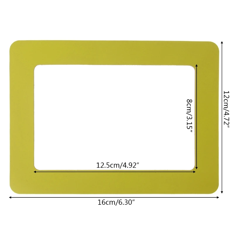 Photo Frame Art Frames Wood Picture Frame Rubber Magnet Frame DIY Colorful Magnetic Picture Frames Fridge Refrigerator Magnet Photoframe