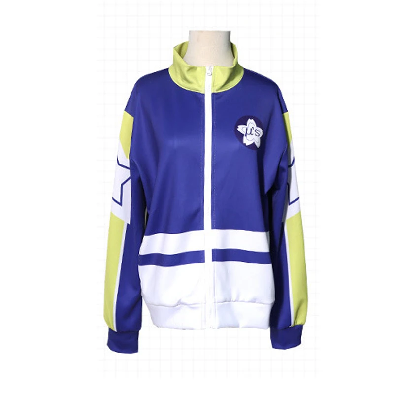 LoveLive! U Hoshizora Rin куртка Косплэй костюм Любовь в прямом эфире свитер с капюшоном Для мужчин Для женщин Демисезонный модные Повседневное Спортивная