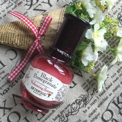 black pomegranate facial serum