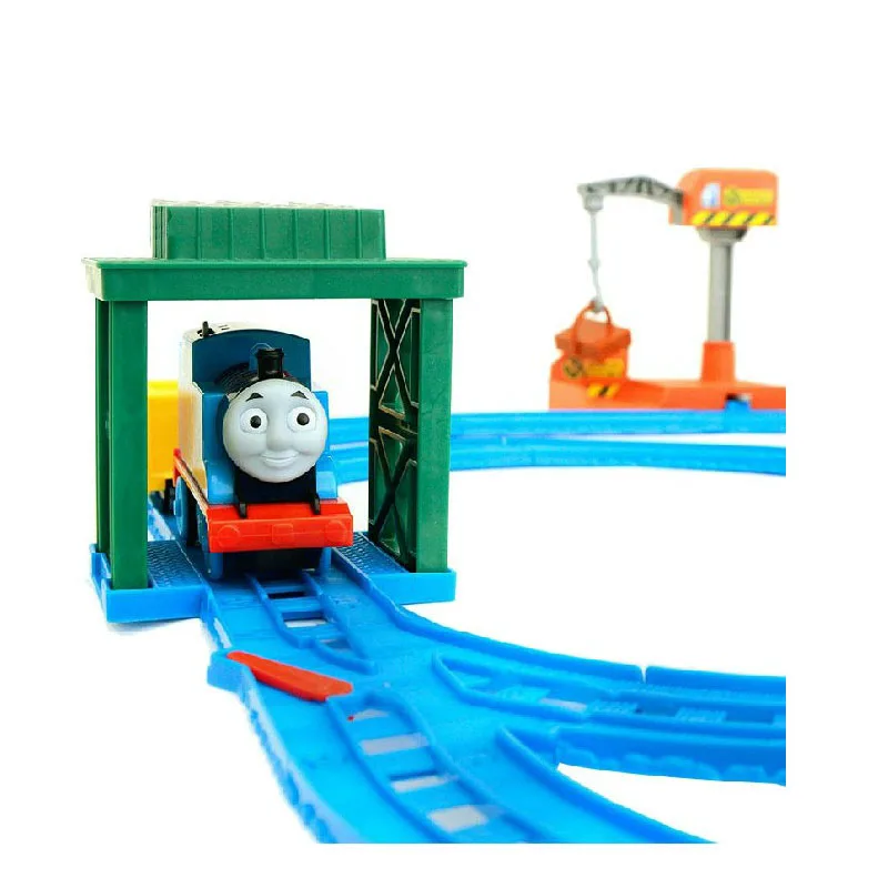 Томас и Друзья замок Приключения Электрический поезд трек набор моторизированная железная дорога Развивающие игрушки для мальчиков Oyuncak