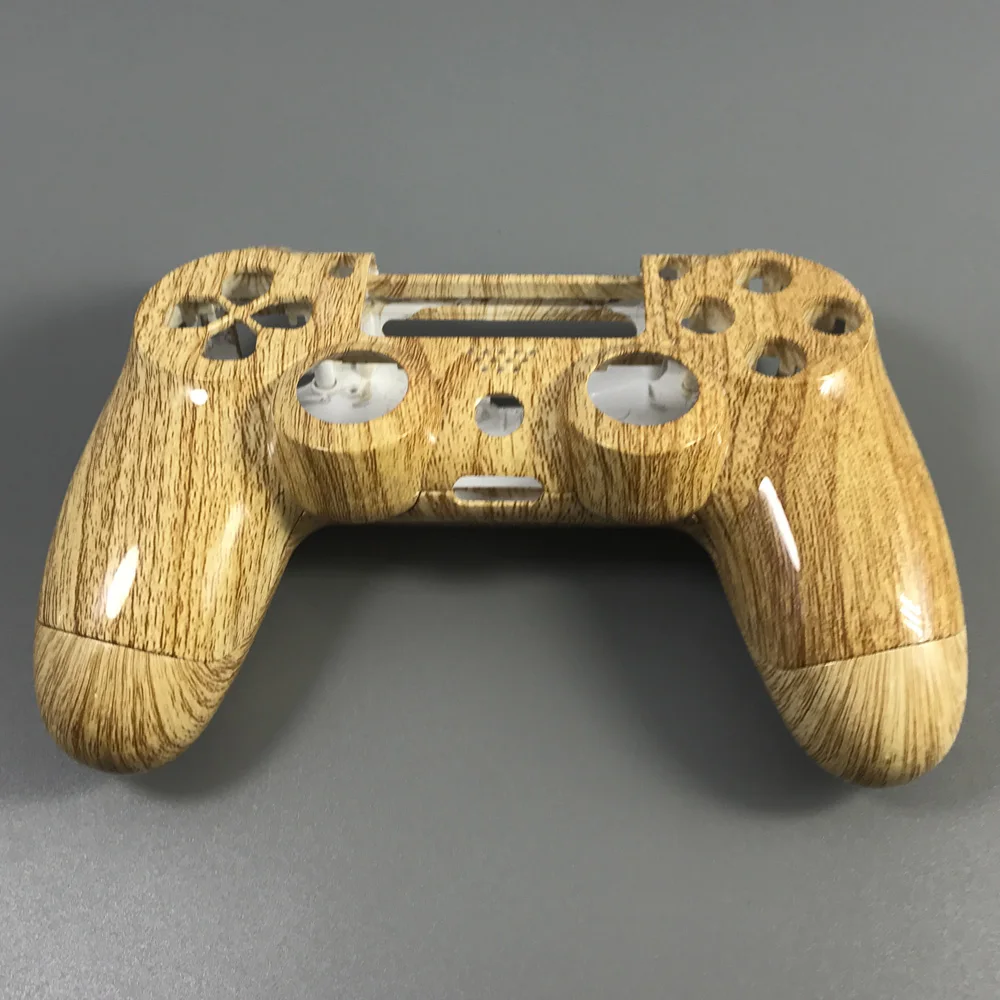 

Electroplate Wood Grain Case For Sony Playstation 4 PS4 Controller Woodgrain Shell For ps 4 Controller