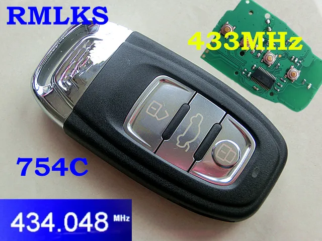 Remote control key audi