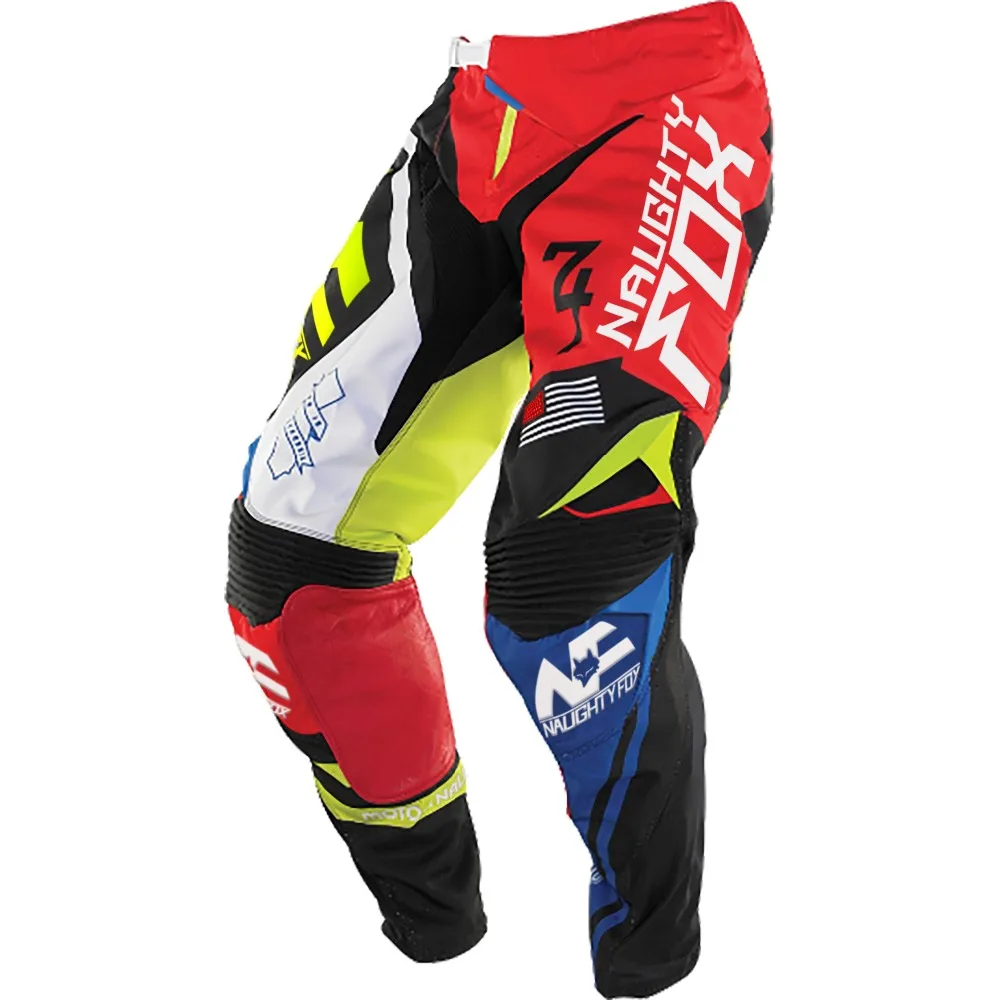 NAUGHTY Fox 360 MX набор передач для мотокросса ATV Dirt Bike Off-Road Racing gear Pant Jersey Combo Синий/Белый