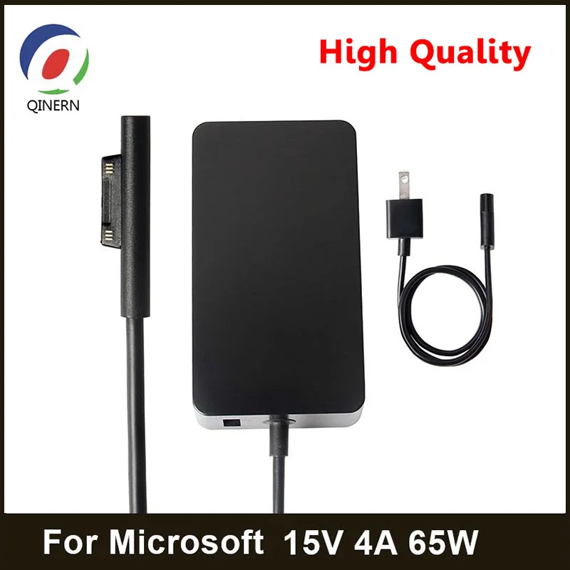 QINERN 15V 4A 65W Charger Adapter 6 For Microsoft Surface Laptop Book Power Pro3/Pro4  EU US UK 