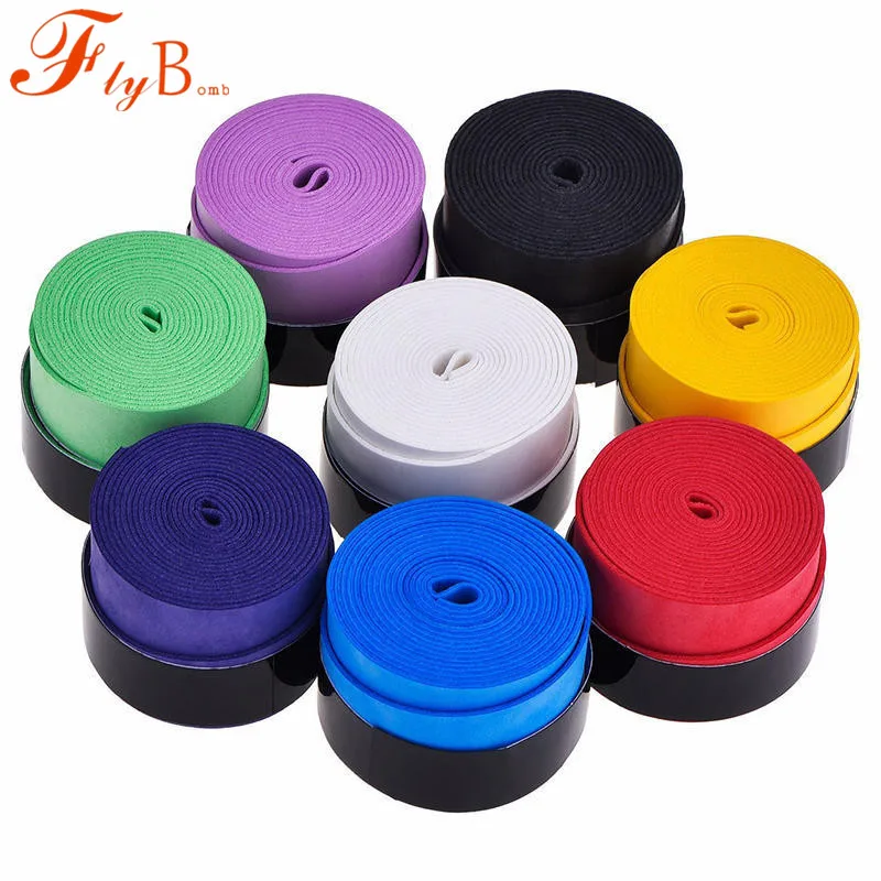 

Dry Tennis Racket Grip Anti-skid Sweat Absorbed Wraps Taps Badminton Grips Racquet Vibration Overgrip Sweatband Sports L412OLE