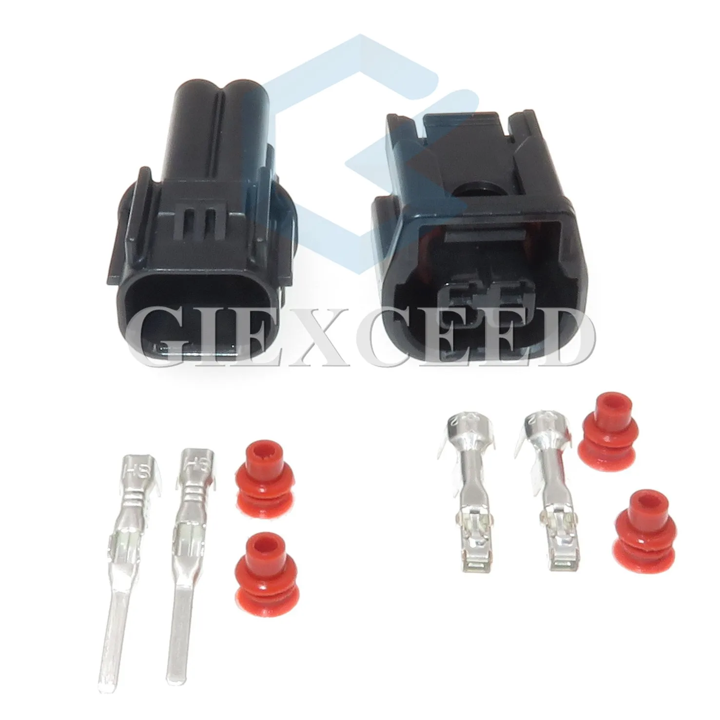 

2 Pin 6181-6851 6189-7408 LED Light Conenctor Fog Lamp Cable Female Male Waterproof Plug For Honda