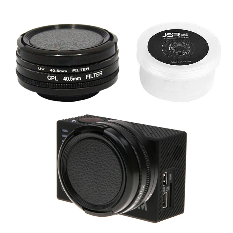 

Set 40.5mm CPL Filter + UV + 40.5mm Lens Cap + Adapter Ring for SJ8 Pro Air Plus/ SJ7 Star/ SJ6 Legend Action Camera Accessories