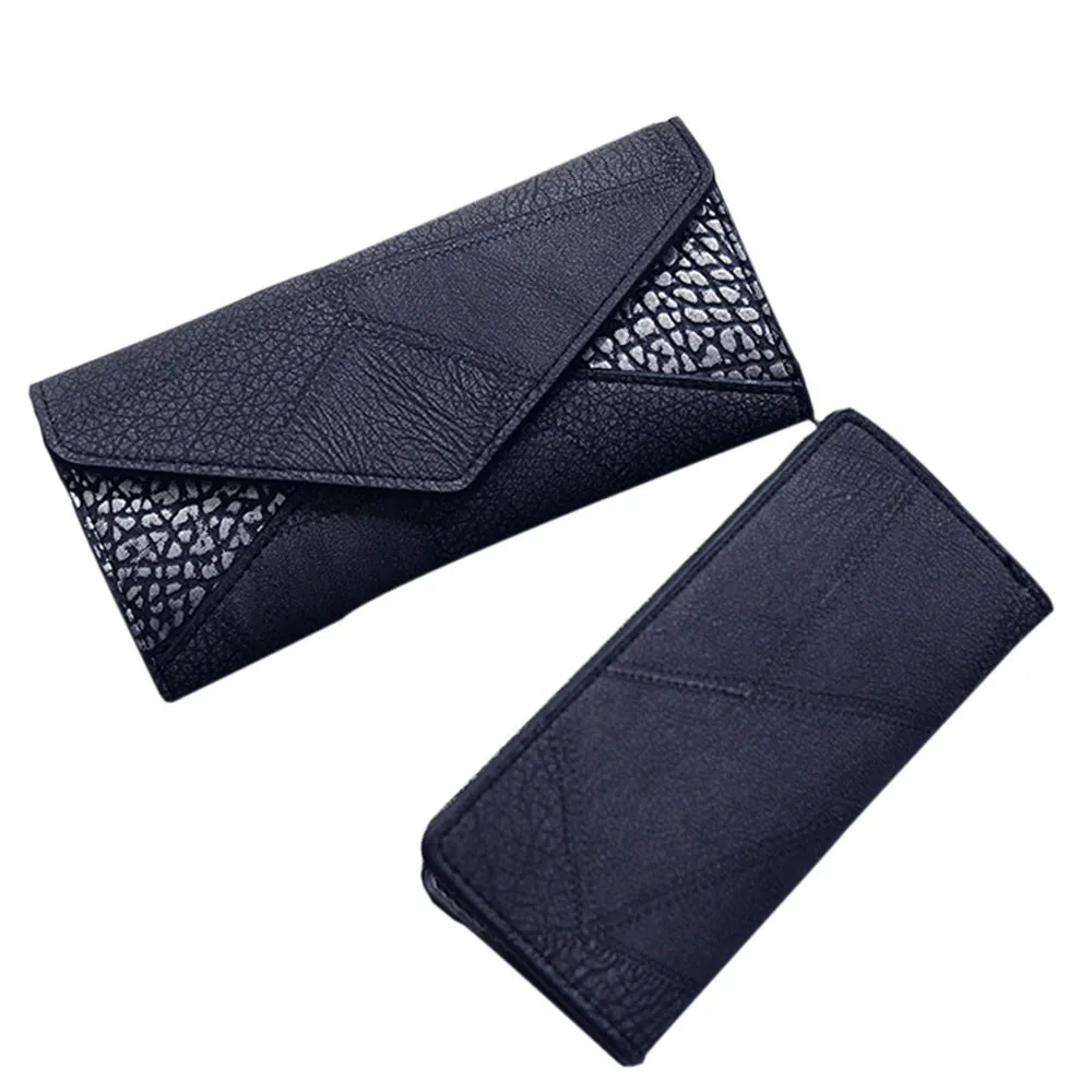 

Vintage Leather Wallet Women High Quality Card Holder Lady Elegant Long Clutch Casual Coin Purse Wallets Female Carteira #Zer