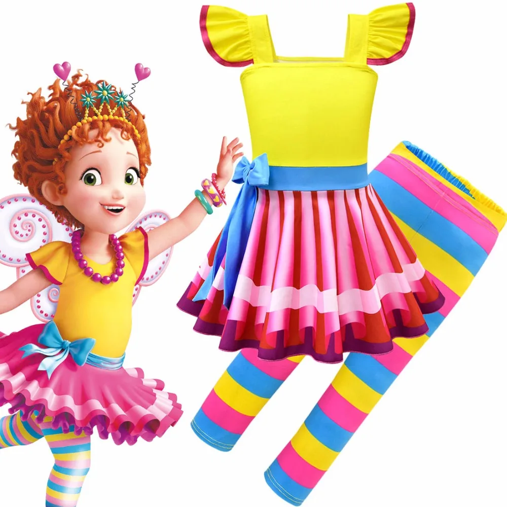 Г. Нарядное платье Нэнси для девочек новые летние детские праздничные платья маскарадный костюм футболка и брюки маска с крыльями, одежда