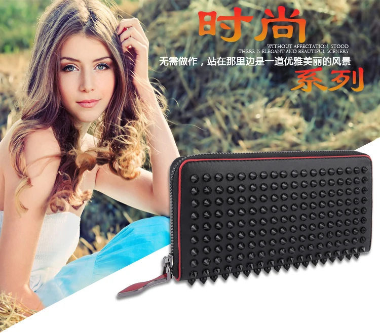 Дешево Женский кошелек, зажим для денег, Роскошный кошелек из натуральной кожи, клатч, Мужской Женский Длинный кошелек, держатель для монет