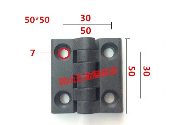 10 шт./партия 50*50 пластиковое крепление для двери новая ABS нейлон черная пластиковая петля 50*50 мм большая точка горячая Распродажа акции