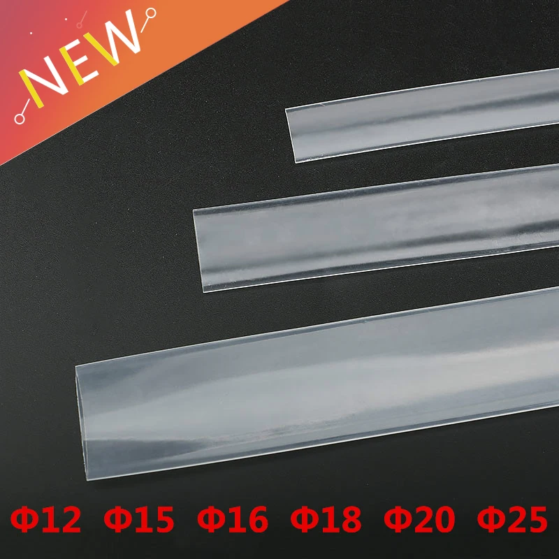 Φ0.8mm-15mm 2:1 Heat Shrink Tubing Transparent Heatshrink Tubing Tube Sleeving 