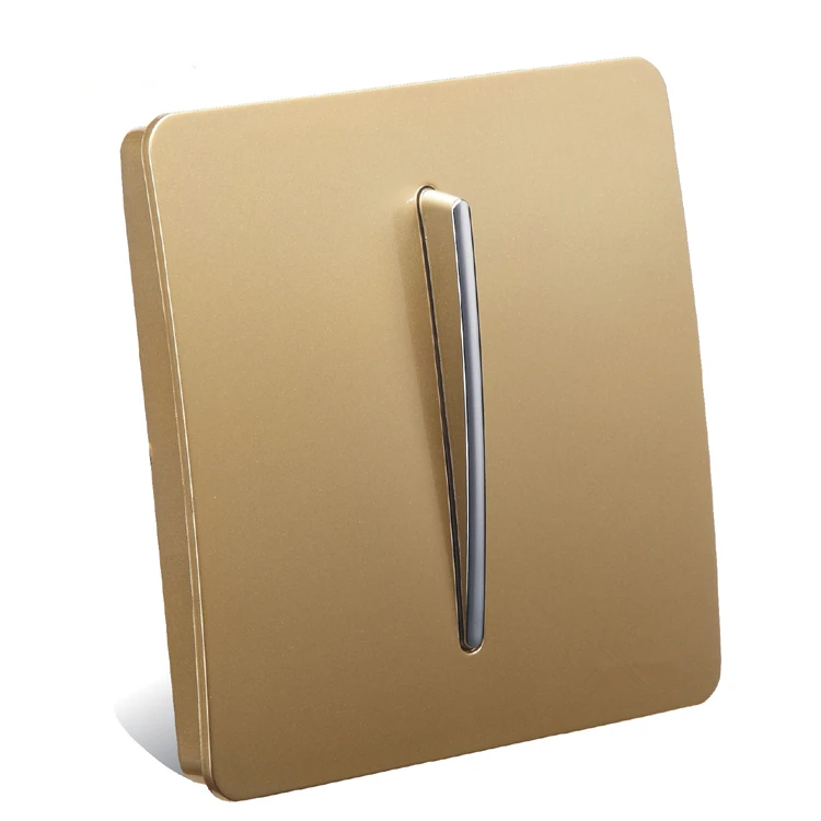 UK Standard PC panel wall switch, Fashion British Style,1 gang 1 way