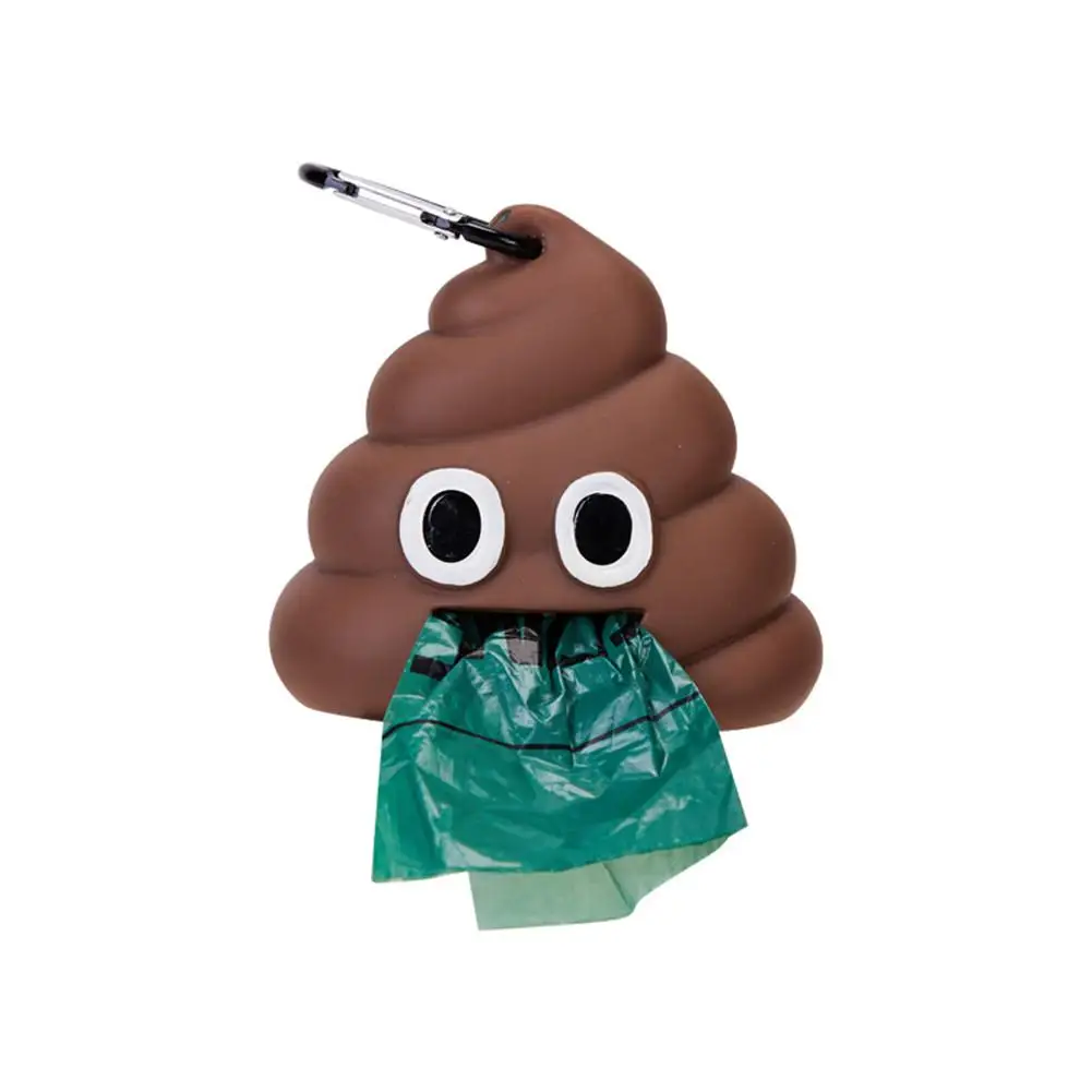 

Pet Poop Bag Set Garbage Bag Carrier Holder Pet Poop Shape Trash Bag Dispenser Storage Box Clean Up Waste Bag Dispenser