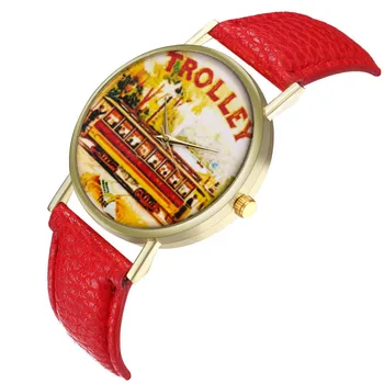 

FUNIQUE Fashion Analog Clock Reloj Mujer Car Letter Quartz Watches Women Casual Leather Couple Watch Wrist Watche Female Hour