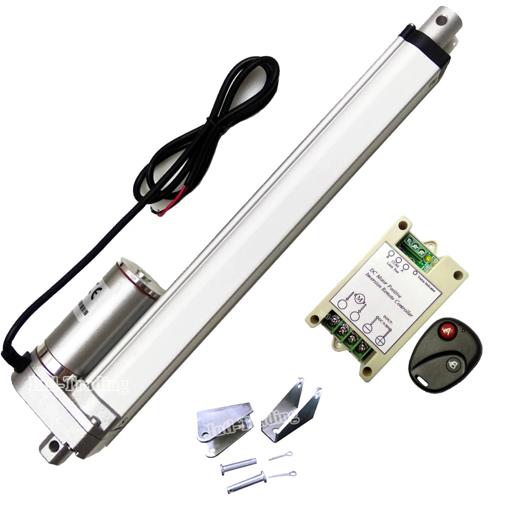 Heavy Duty 10/" Linear Actuator 1000N 12V Motor W// Remote Control for Medical RV
