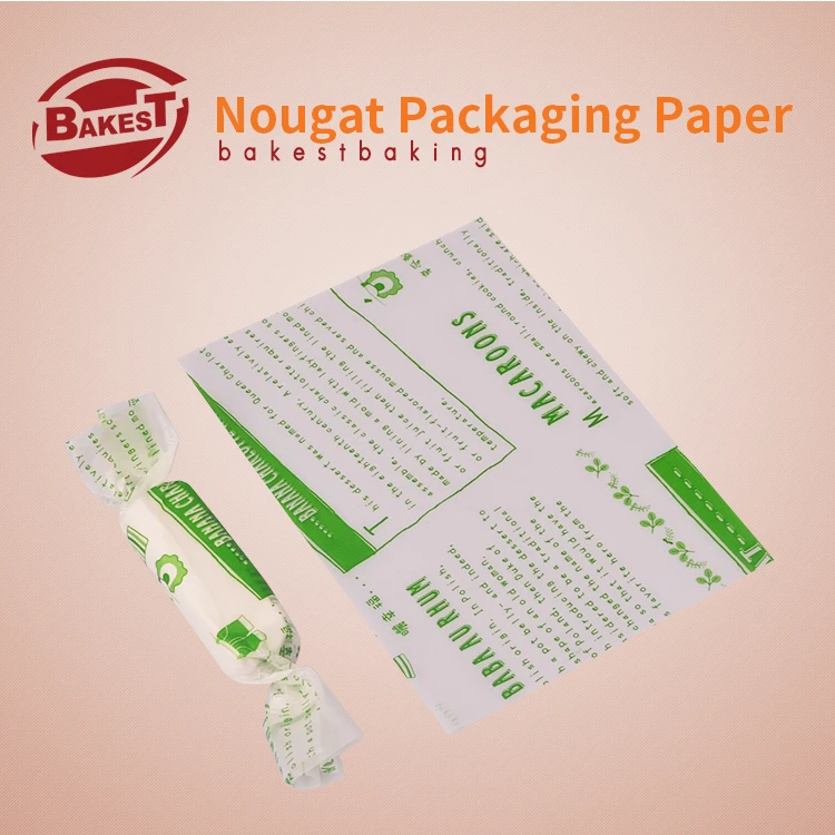 

BAKEST 500pcs per bag Lovely Nougat Candy Packaging Paper Decorating Tools