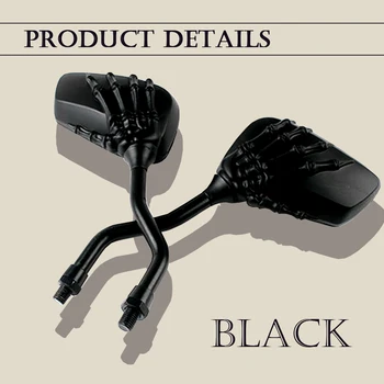 

Rearview Mirror Originality Interesting Skeleton Universal Handlebar Side for Motorcycle Motorbike Citycoco Scooter Parts