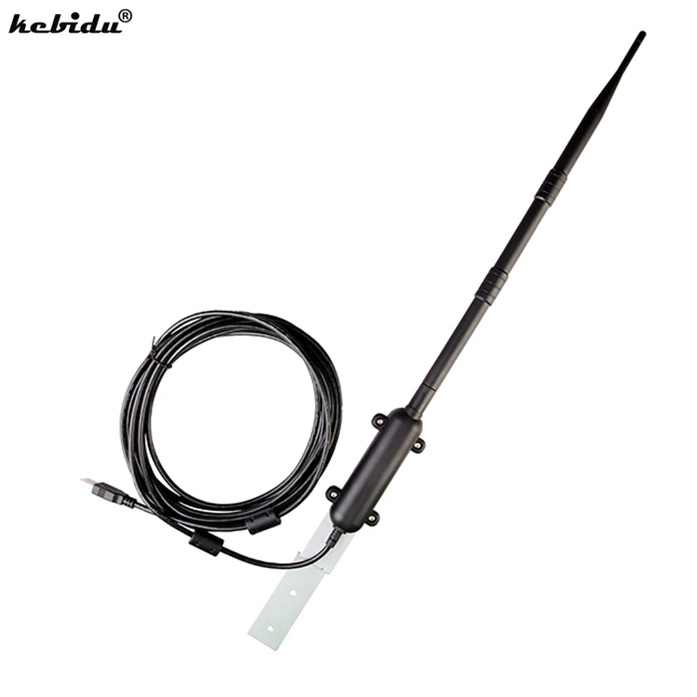 Kebidu Открытый USB WiFi адаптер 150 Мбит/с 13dB Высокая мощность Wi-Fi антенна 802.11b/g/n Беспроводной сигнала приемник USB Wi-Fi сетевая карта