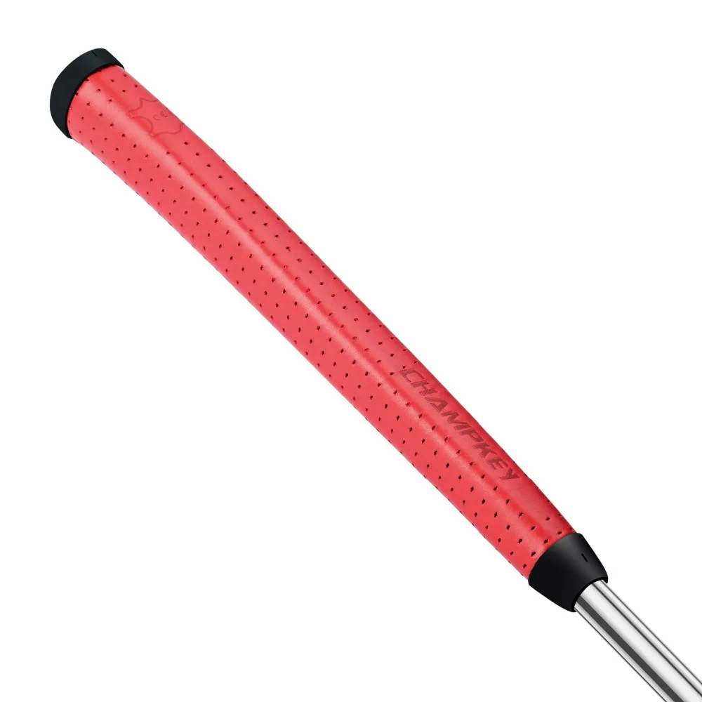 

Pure Handmade Red Midsize Golf Putter Grip Sheep Leather Club Grip With Soft Comfort Ultimate Experience