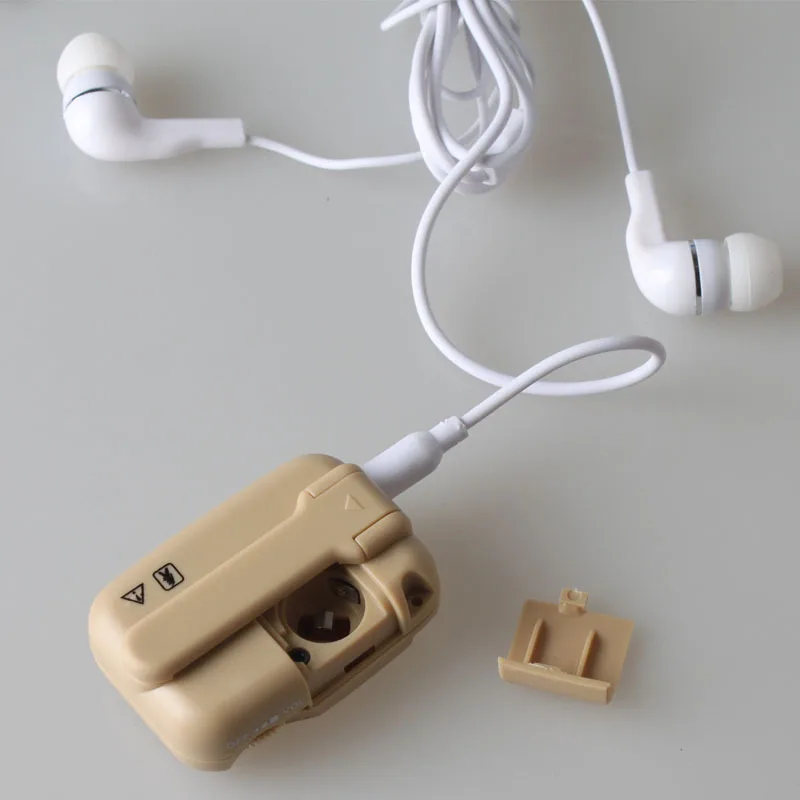 Персональный усилитель звука с наушниками в ухо портативный слуховой аппарат акустический уход за прослушиванием