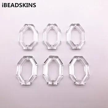 

New arrival 34x23mm 200pcs clear Acrylic oval shape beads for stud earrings/earrings accessories/Earring parts/ jewelry DIY