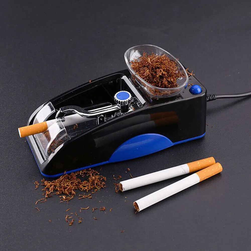 Модные 2 цвета электрические автоматические сигареты прокатки машина ТАБАК производитель Ролик супер качество Papel de cigarro подарок(США plug